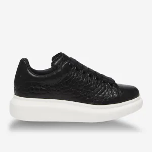 Alexander McQueen Grainy Leather Oversized Sneakers