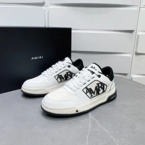 AMR Classic Low White and Black Sneakers-126