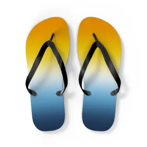 Aroace Pride Ombre Flip Flops