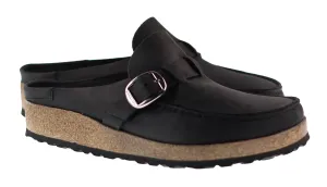 Birkenstock Womens Buckley Nubuck Leather Black