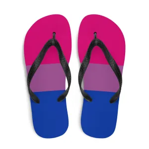 Bisexual Flag Flip-Flops