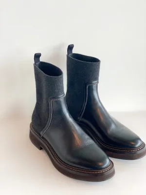 Brunello Cucinelli Leather Ankle Boots