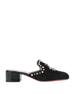 Christian Louboutin Women Mules Black 3.5 UK