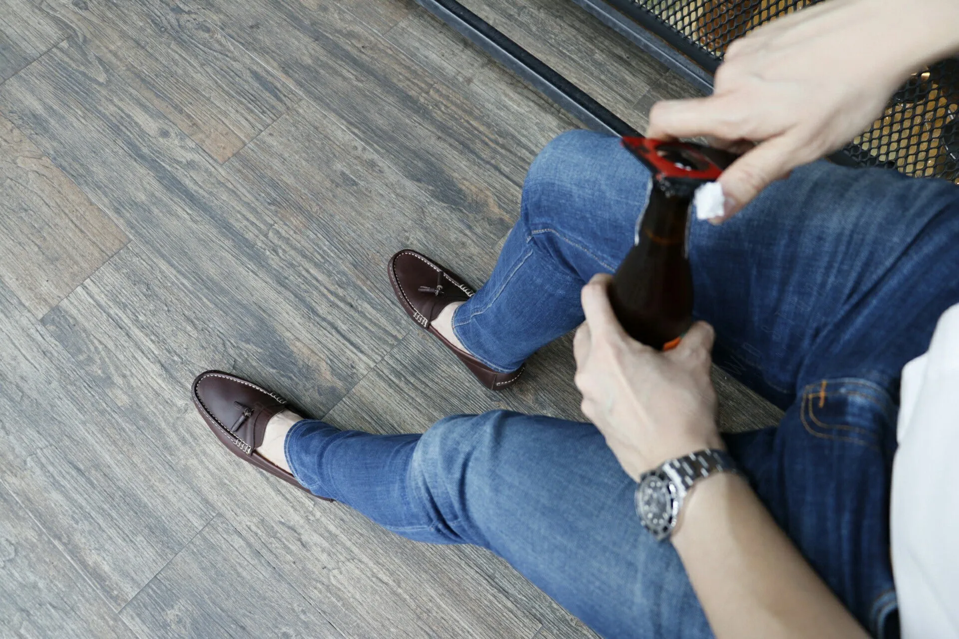 Comfy Tassel Loafer Classy Oil Tanned Brandy Brown