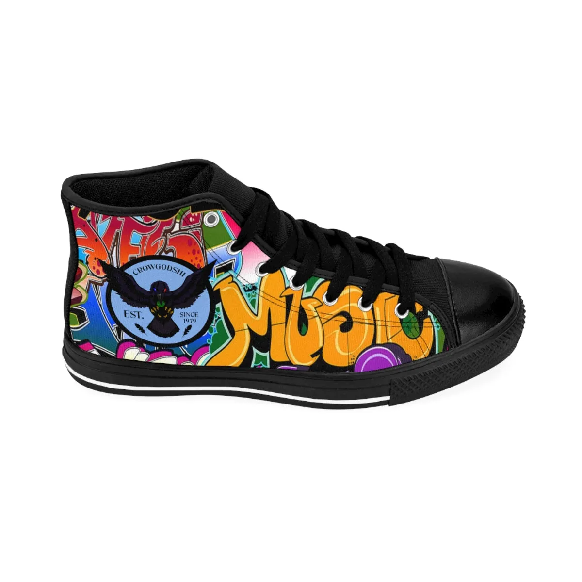 Crowgodshi Men's Graffiti High-Tops