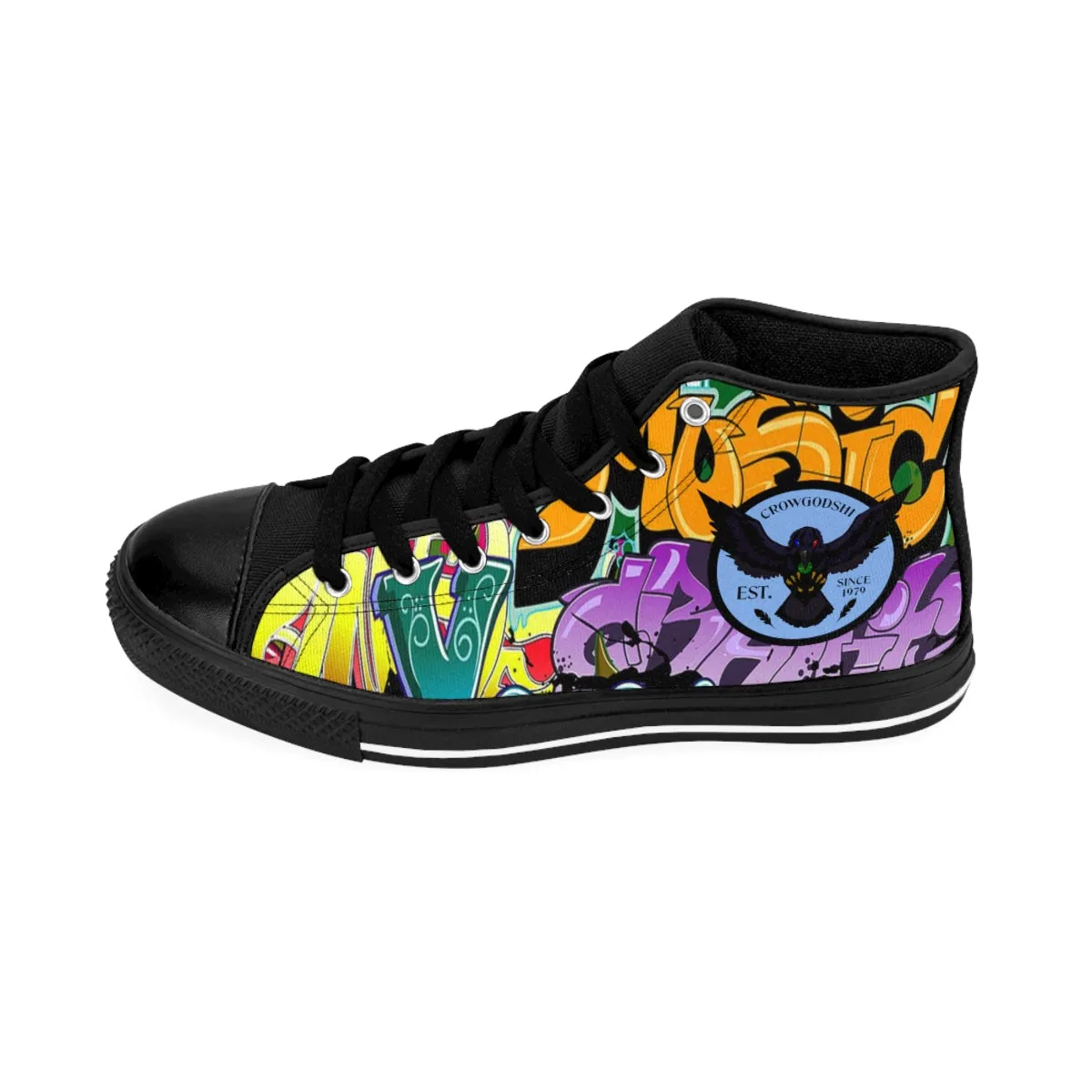 Crowgodshi Men's Graffiti High-Tops