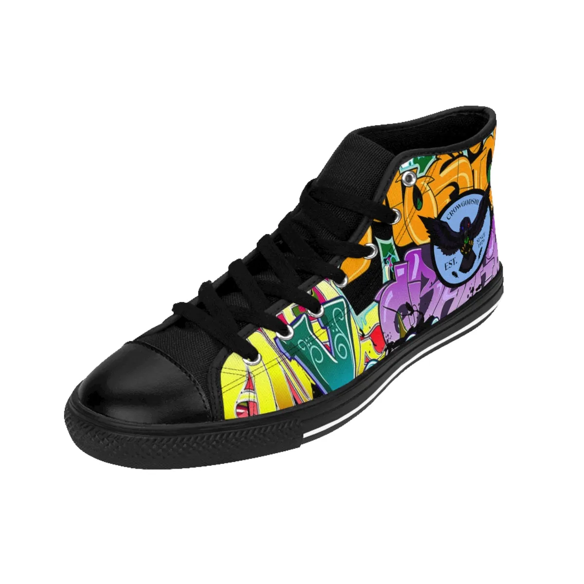 Crowgodshi Men's Graffiti High-Tops