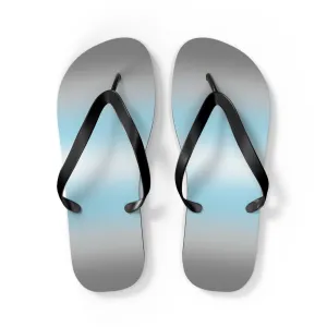 Demiboy Pride Ombre Flip Flops