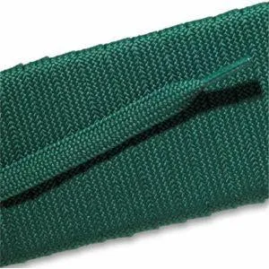 Fashion Athletic Flat Laces - Kelly Green (2 Pair Pack) Shoelaces