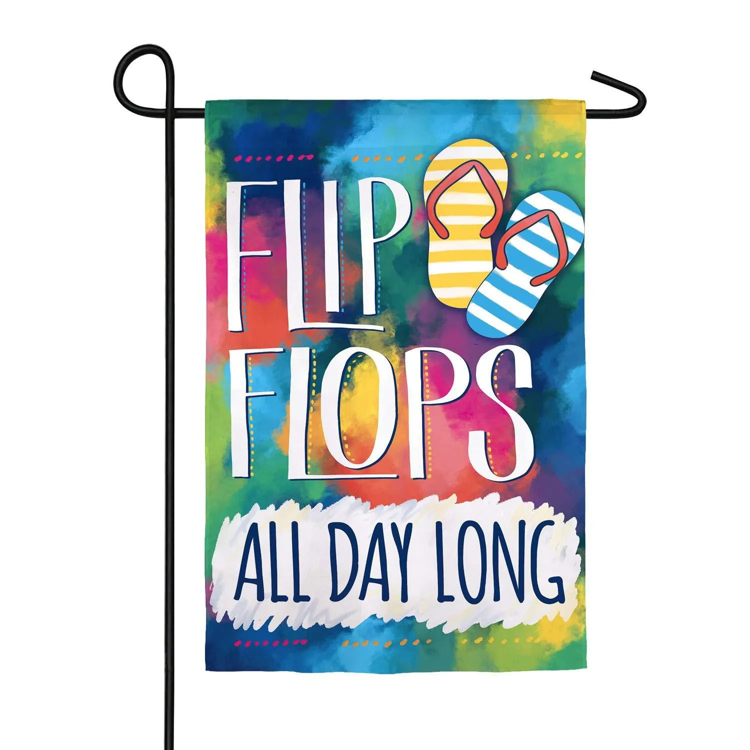 Flip Flops All Day Garden Flag