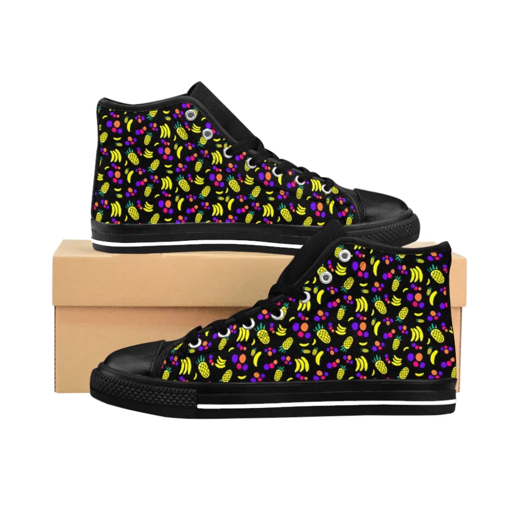 Fruit Cocktail Women's High-top Sneakers