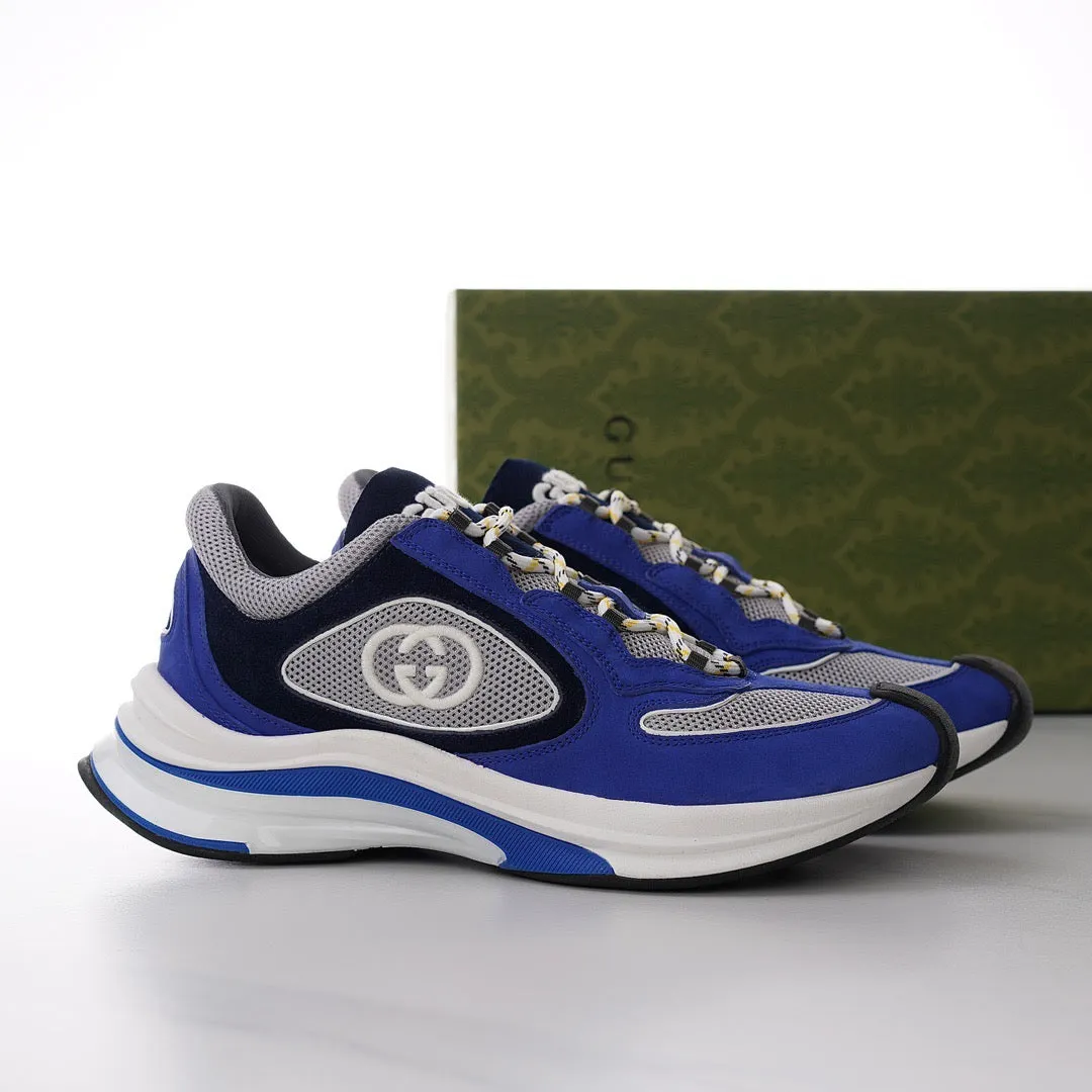 GCI Men New Run Blue Suede Sneakers-181