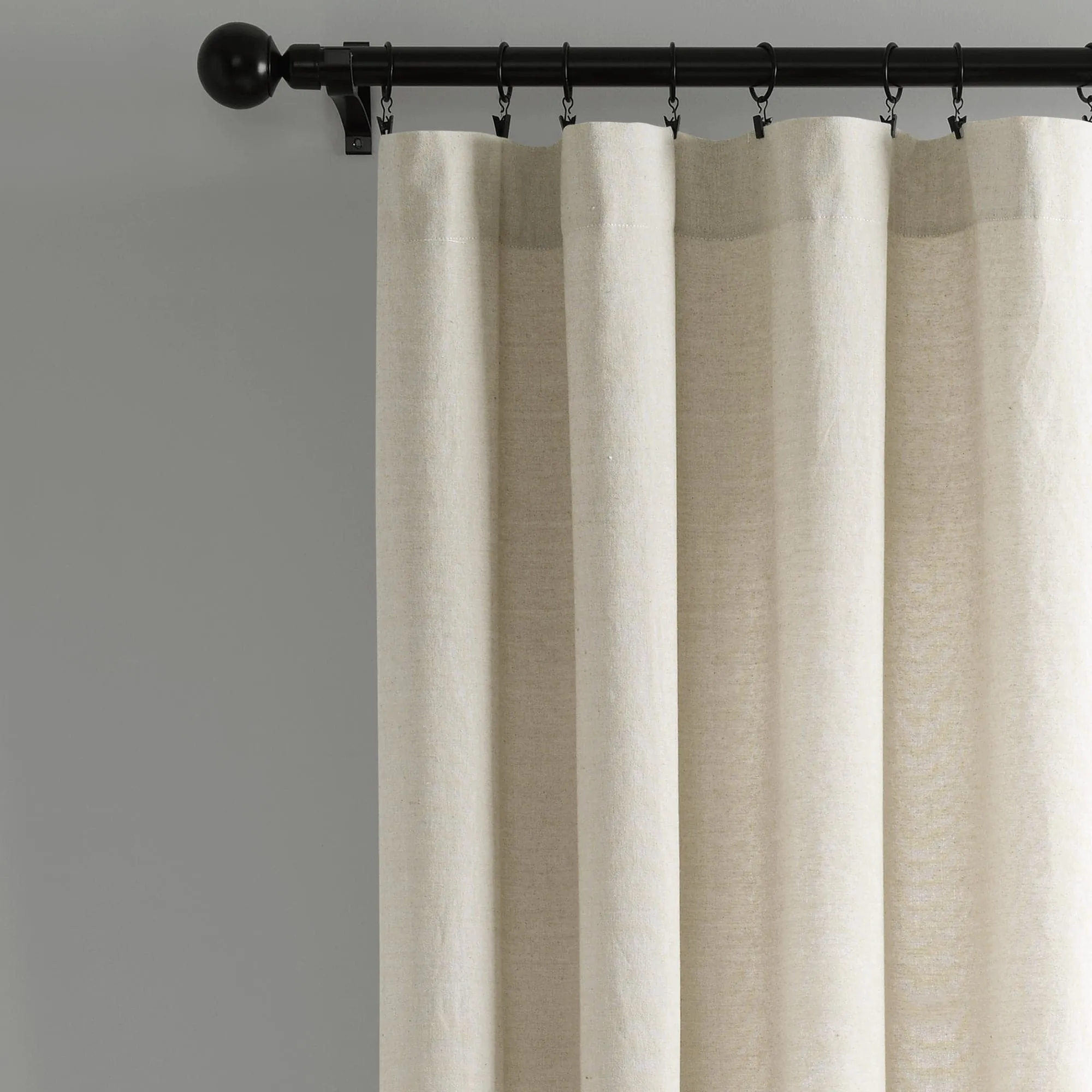 Nantucket Yarn Dyed Tassel Fringe Window Curtain Panel Set