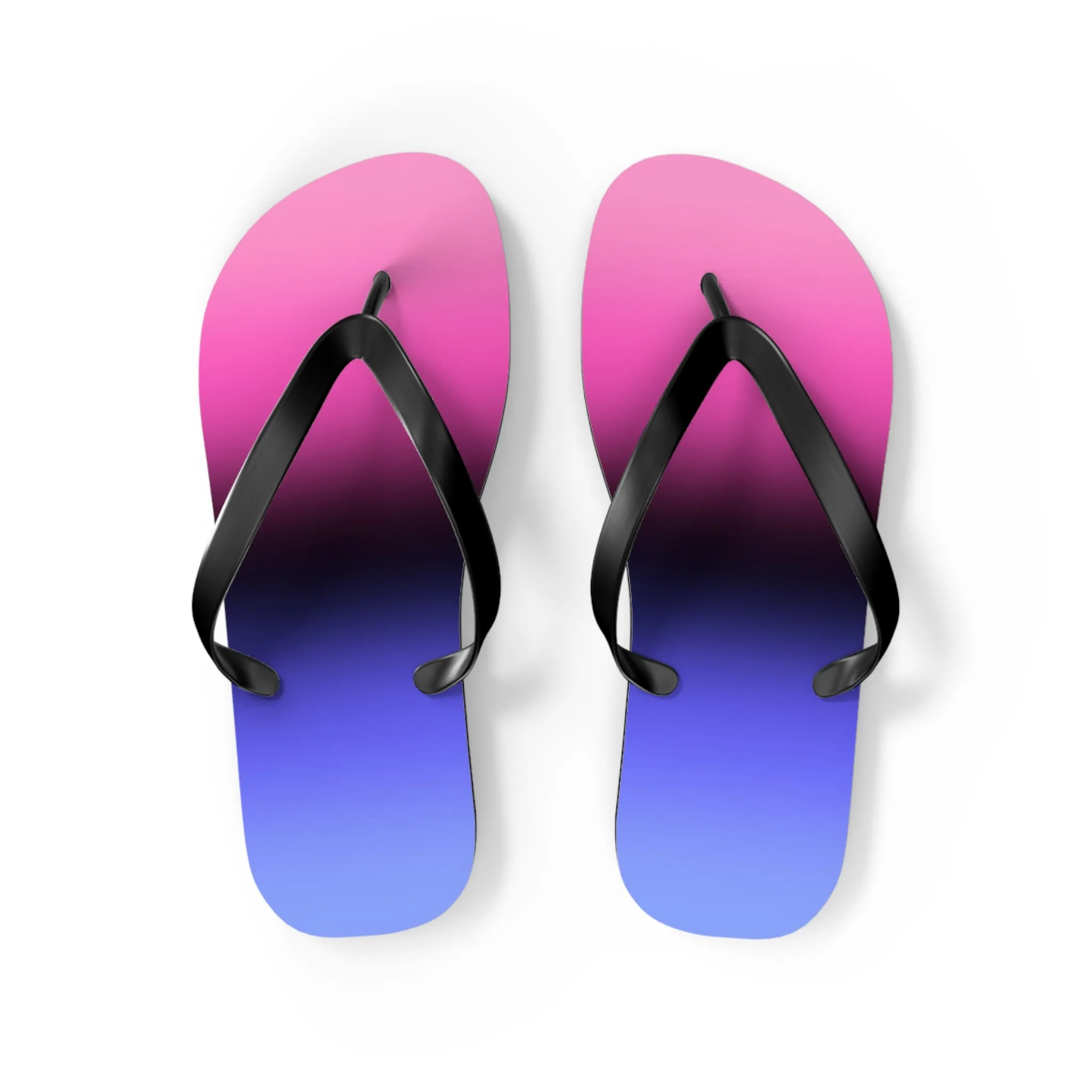 Omnisexual Pride Ombre Flip Flops