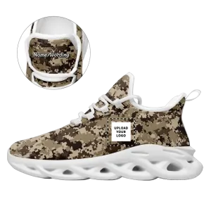 Personalized  Camouflage Sneakers, Custom Camo Shoes, Veteran Shoes,MS-23020116