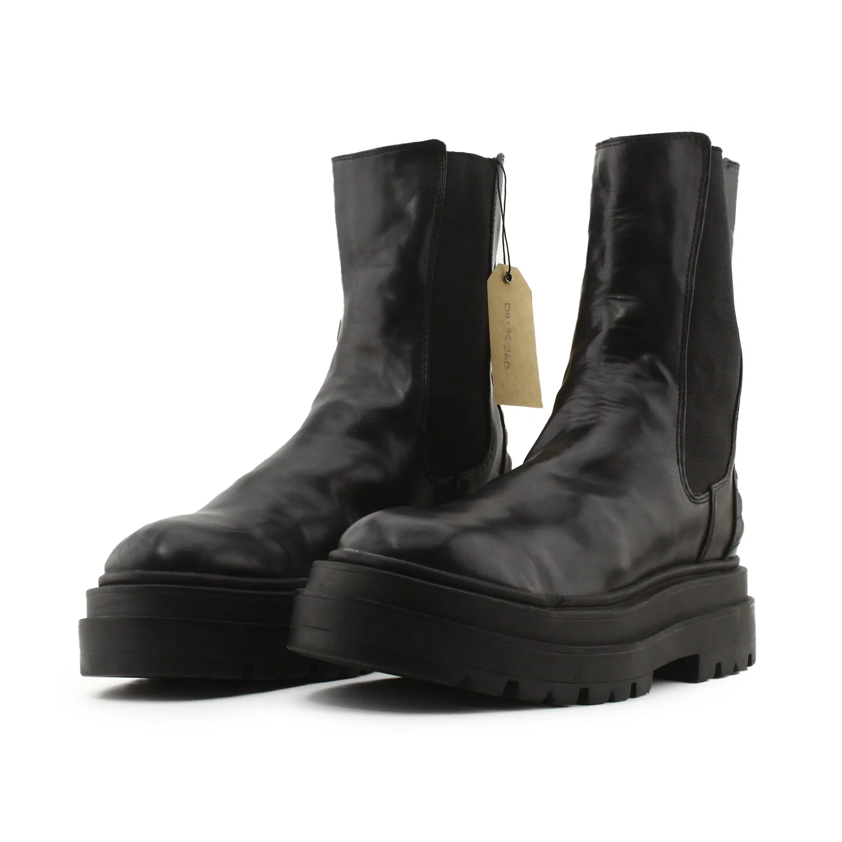 Pull & Bear Stretchable Ankle Boots | 100% Authentic Leather