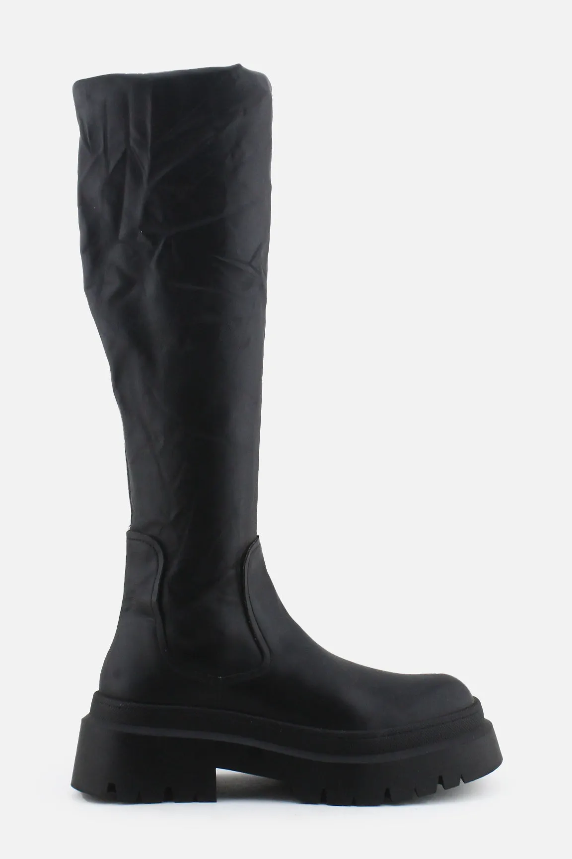 Pull & Bear Zipper Over The Knee Boots | 100% Authentic Leather