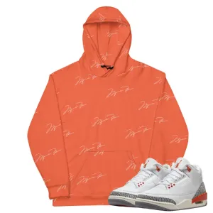 Retro 3 "Georgia Peach" MJ Signature Hoodie