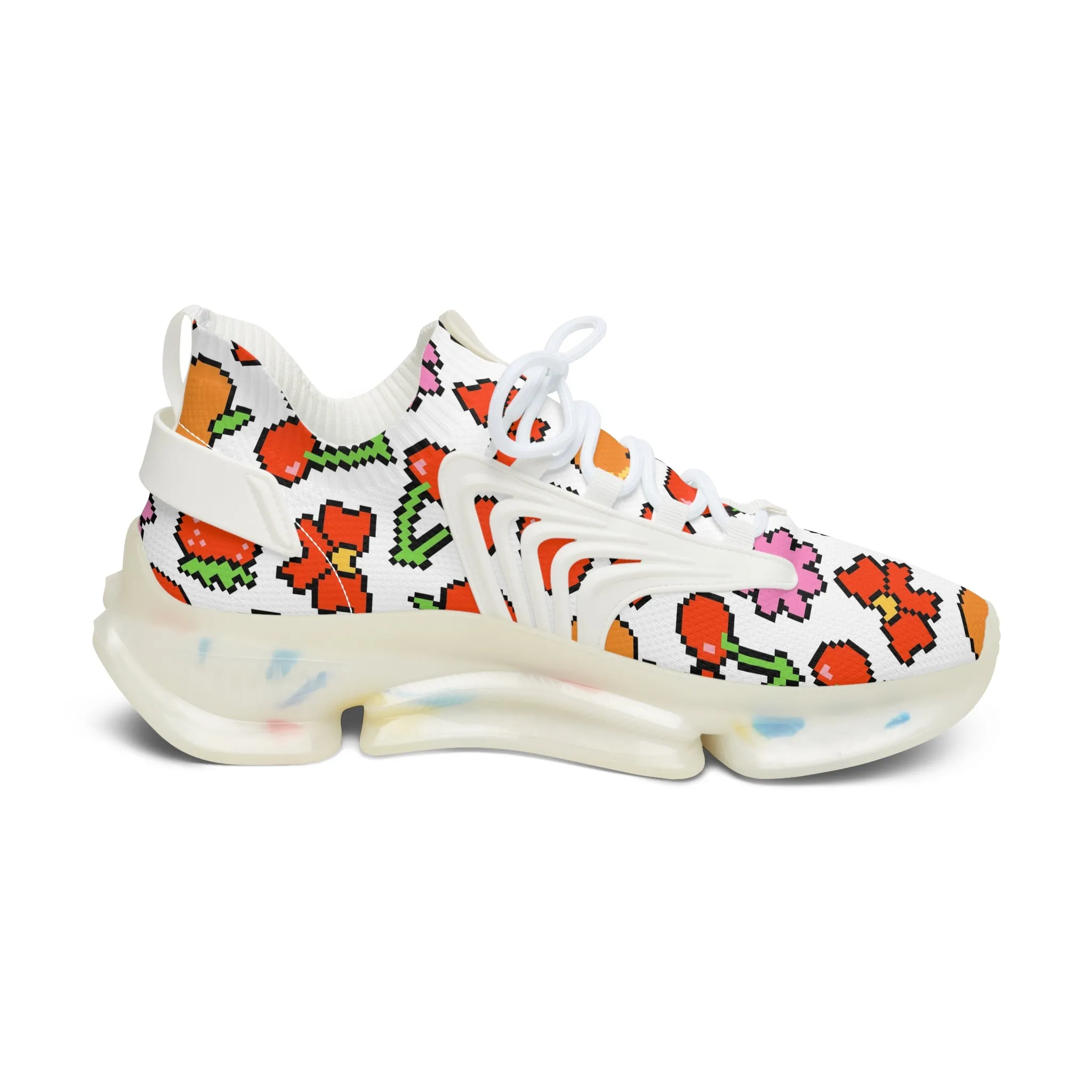 Retro Fruit Women's Mesh Sneakers