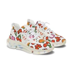 Retro Fruit Women's Mesh Sneakers