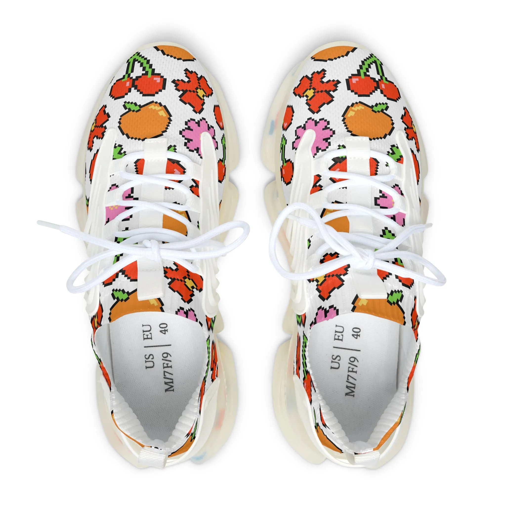 Retro Fruit Women's Mesh Sneakers