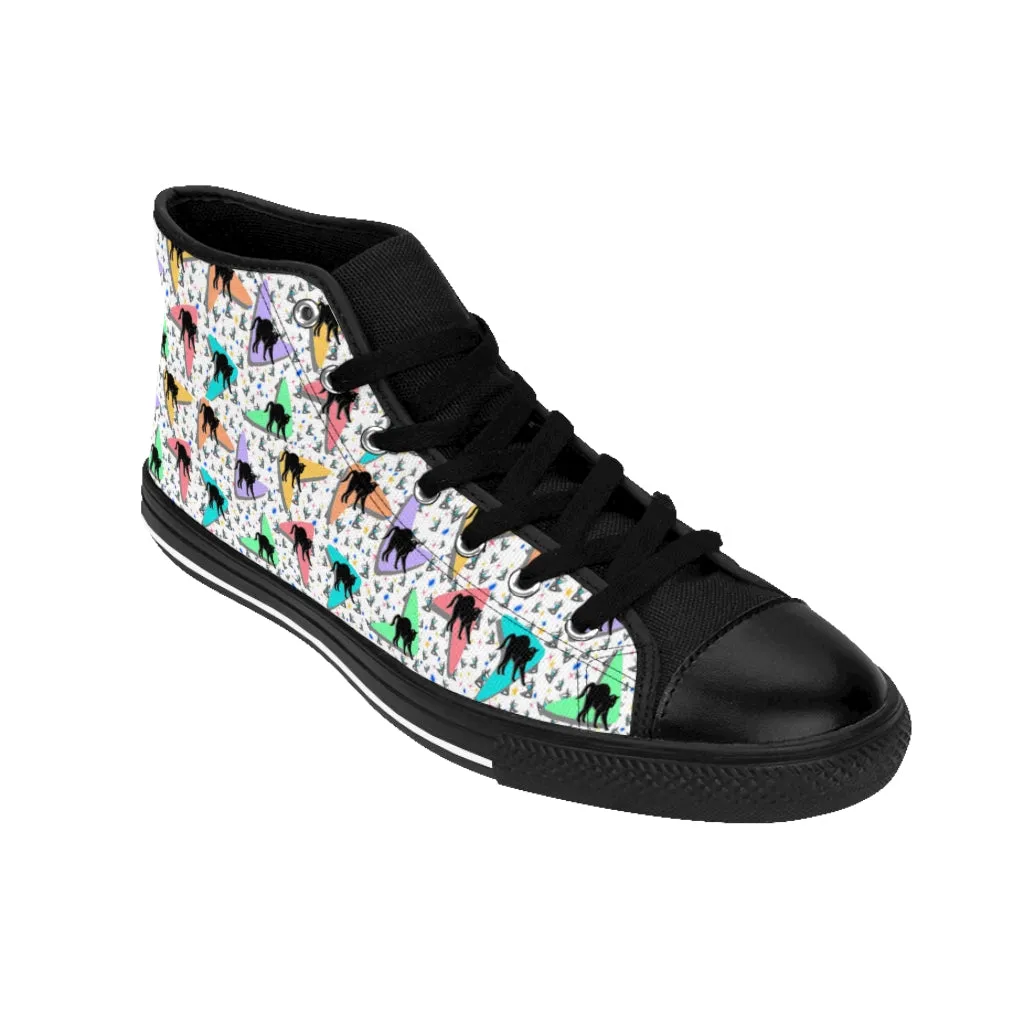 Retro Kitties Women's High-top Sneakers