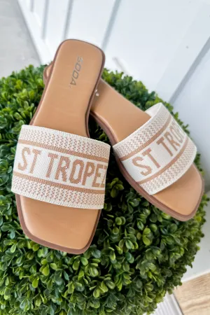 Soda Flair Square Toe City Slide Sandal *FINAL SALE*