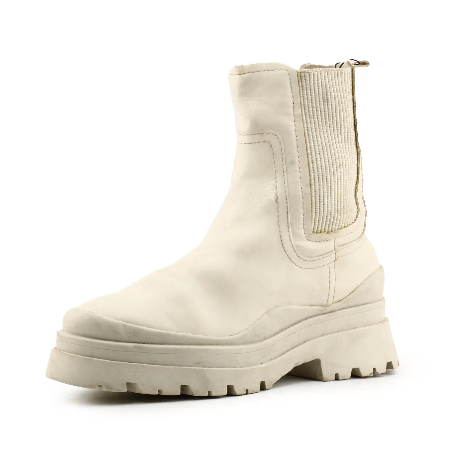 Stradivarius Stretchable Ankle Boots | 100% Authentic Leather