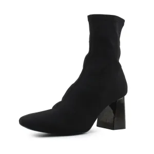 Zara Block Heels Sock Boots | Textile